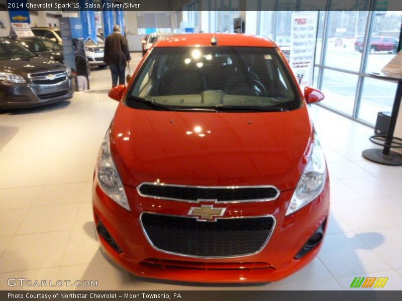Salsa / Silver/Silver 2014 Chevrolet Spark LS