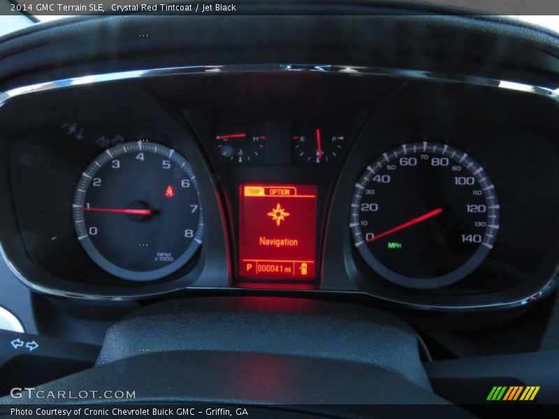 Crystal Red Tintcoat / Jet Black 2014 GMC Terrain SLE