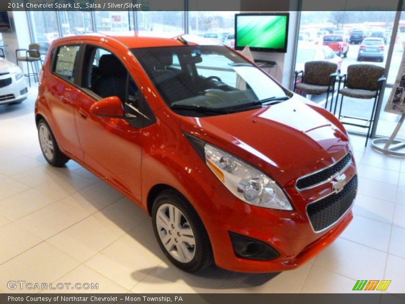 Salsa / Silver/Silver 2014 Chevrolet Spark LS