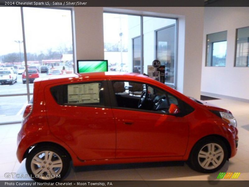 Salsa / Silver/Silver 2014 Chevrolet Spark LS