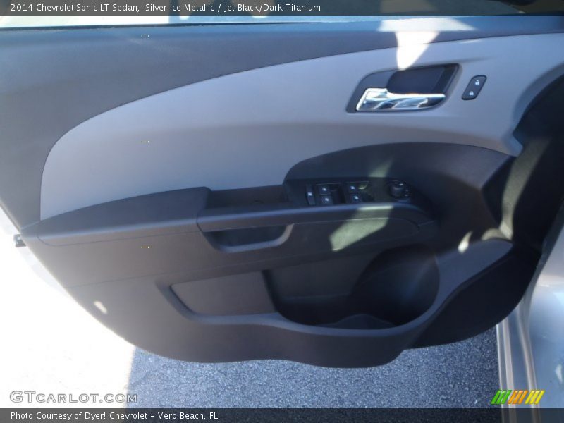 Silver Ice Metallic / Jet Black/Dark Titanium 2014 Chevrolet Sonic LT Sedan