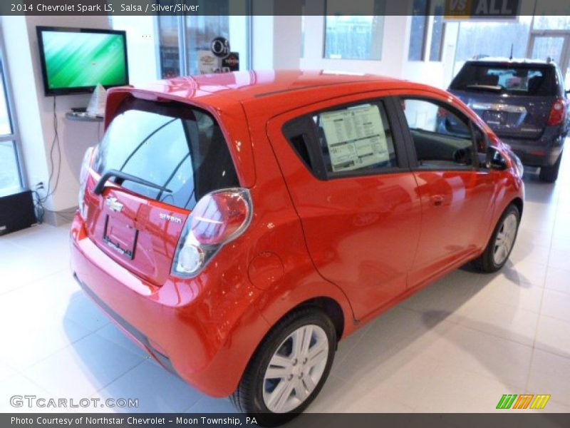 Salsa / Silver/Silver 2014 Chevrolet Spark LS