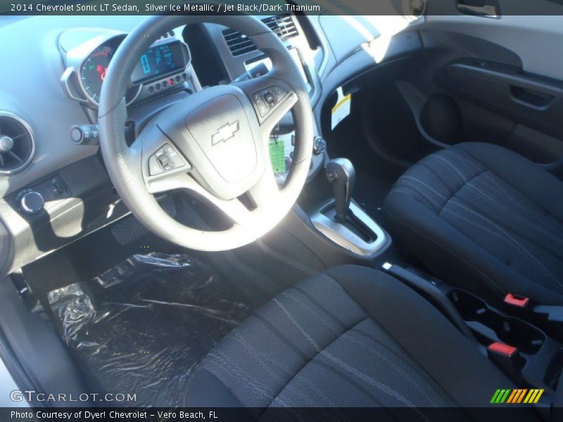 Silver Ice Metallic / Jet Black/Dark Titanium 2014 Chevrolet Sonic LT Sedan