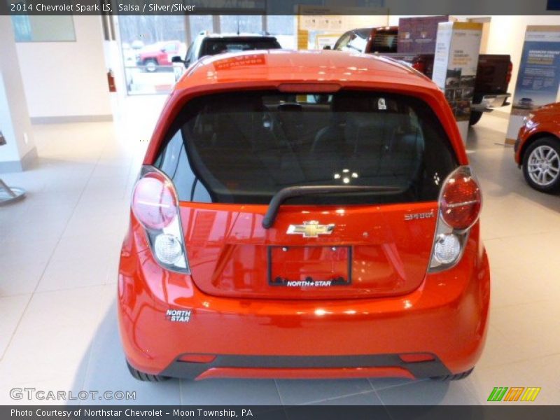 Salsa / Silver/Silver 2014 Chevrolet Spark LS
