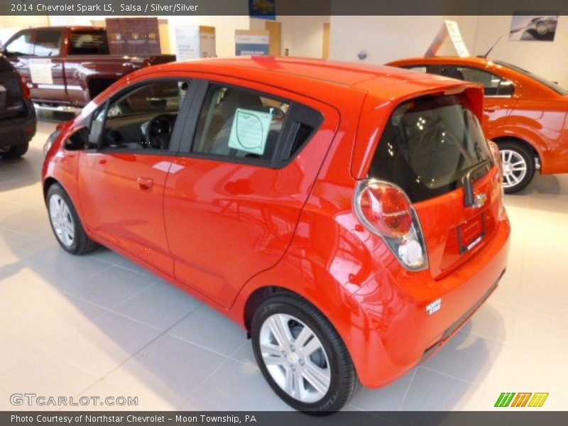 Salsa / Silver/Silver 2014 Chevrolet Spark LS