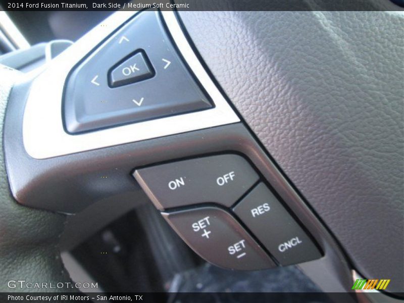 Dark Side / Medium Soft Ceramic 2014 Ford Fusion Titanium
