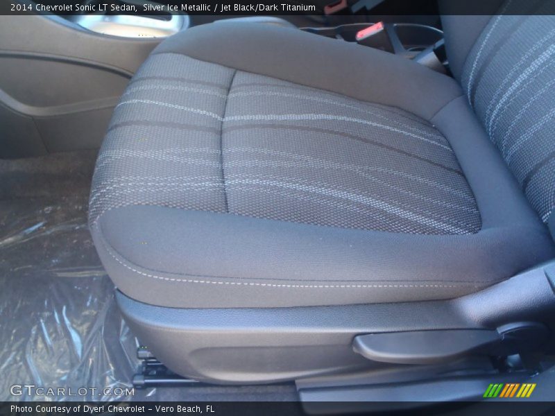 Silver Ice Metallic / Jet Black/Dark Titanium 2014 Chevrolet Sonic LT Sedan