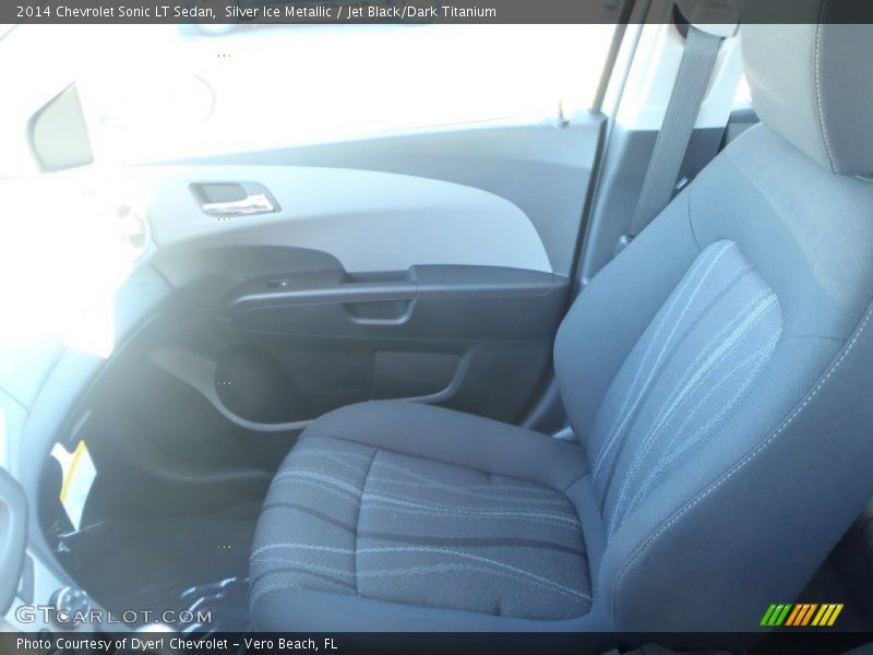 Silver Ice Metallic / Jet Black/Dark Titanium 2014 Chevrolet Sonic LT Sedan