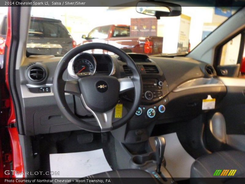 Salsa / Silver/Silver 2014 Chevrolet Spark LS