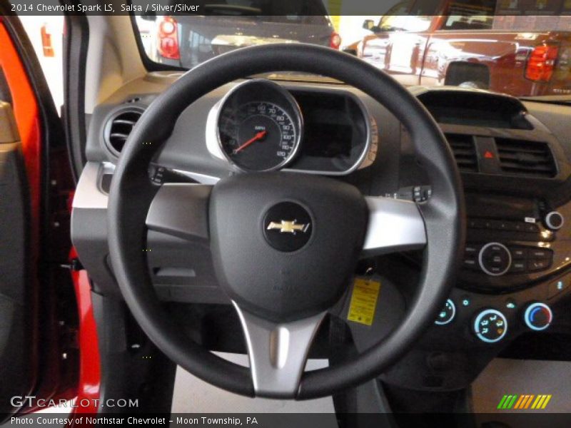 Salsa / Silver/Silver 2014 Chevrolet Spark LS