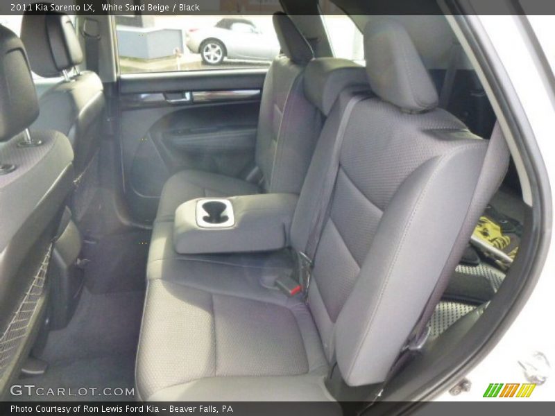 White Sand Beige / Black 2011 Kia Sorento LX