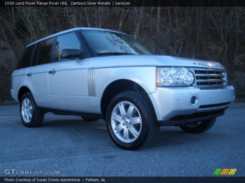 Zambezi Silver Metallic / Sand/Jet 2006 Land Rover Range Rover HSE