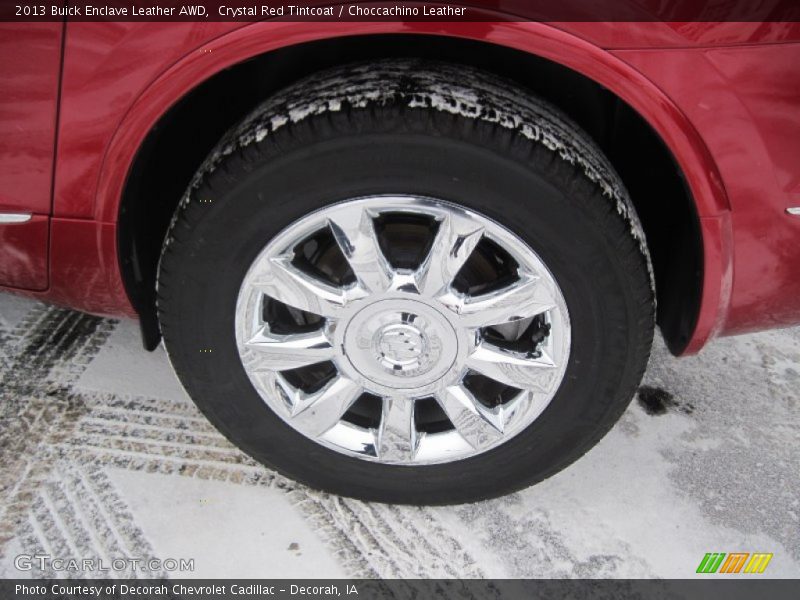Crystal Red Tintcoat / Choccachino Leather 2013 Buick Enclave Leather AWD