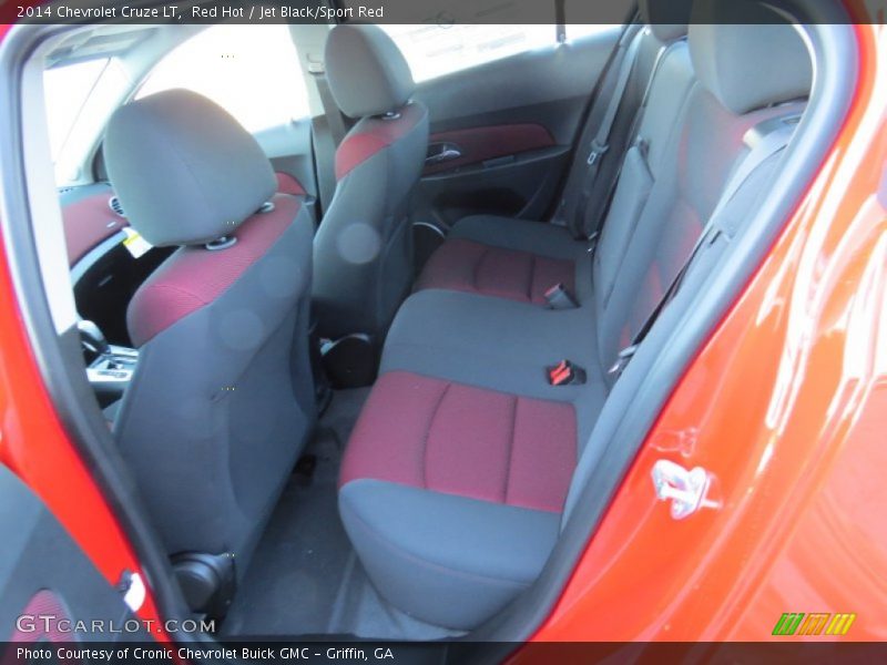 Red Hot / Jet Black/Sport Red 2014 Chevrolet Cruze LT