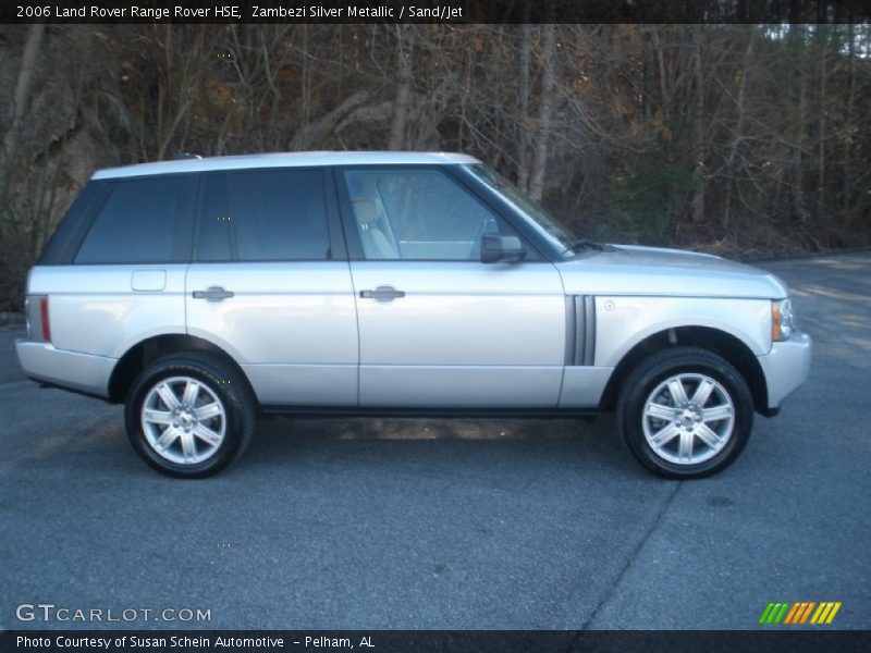 Zambezi Silver Metallic / Sand/Jet 2006 Land Rover Range Rover HSE
