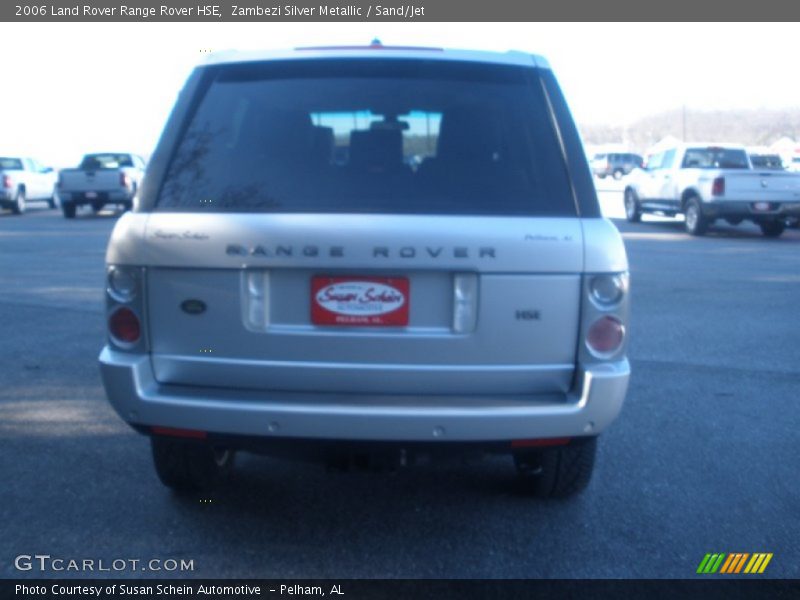 Zambezi Silver Metallic / Sand/Jet 2006 Land Rover Range Rover HSE