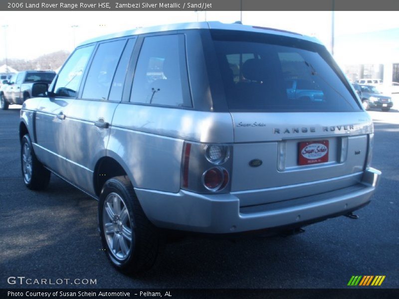 Zambezi Silver Metallic / Sand/Jet 2006 Land Rover Range Rover HSE