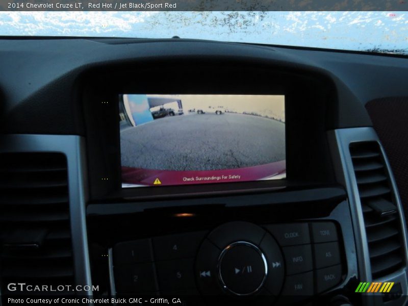 Red Hot / Jet Black/Sport Red 2014 Chevrolet Cruze LT