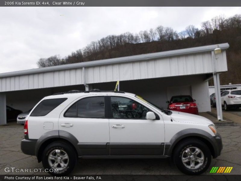 Clear White / Gray 2006 Kia Sorento EX 4x4