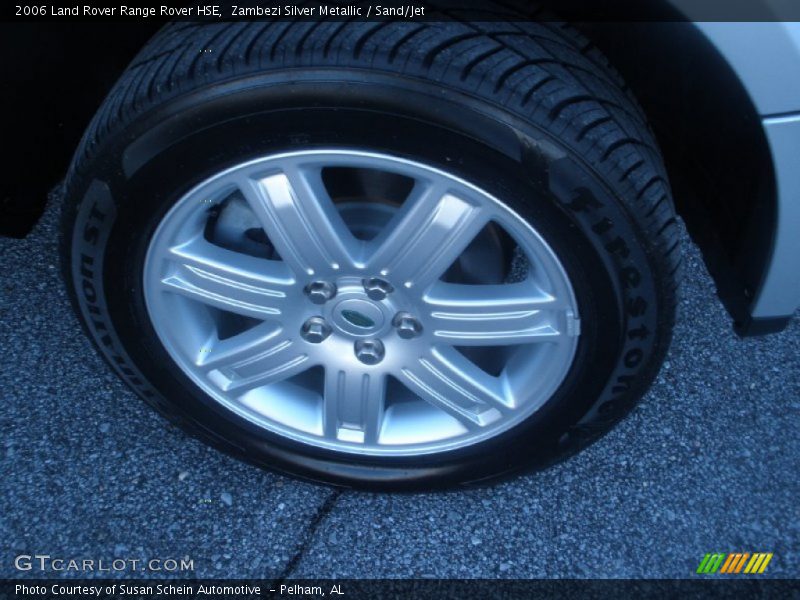 Zambezi Silver Metallic / Sand/Jet 2006 Land Rover Range Rover HSE