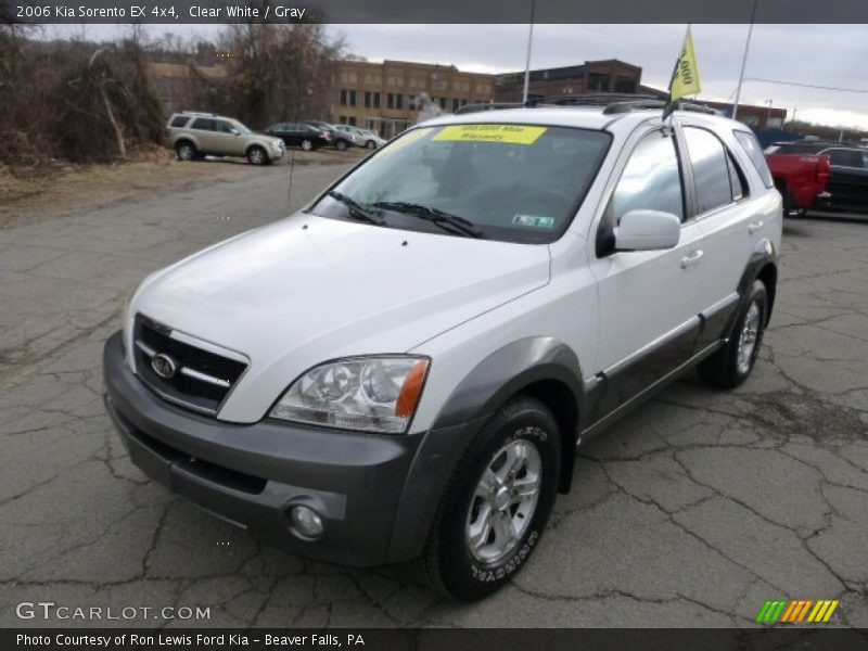 Clear White / Gray 2006 Kia Sorento EX 4x4