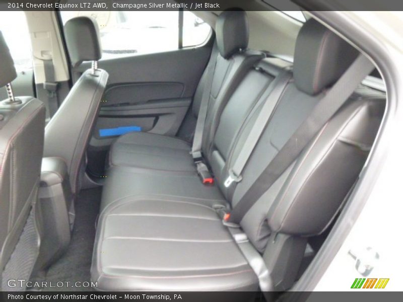 Champagne Silver Metallic / Jet Black 2014 Chevrolet Equinox LTZ AWD
