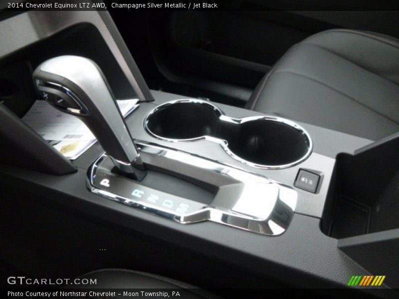 Champagne Silver Metallic / Jet Black 2014 Chevrolet Equinox LTZ AWD
