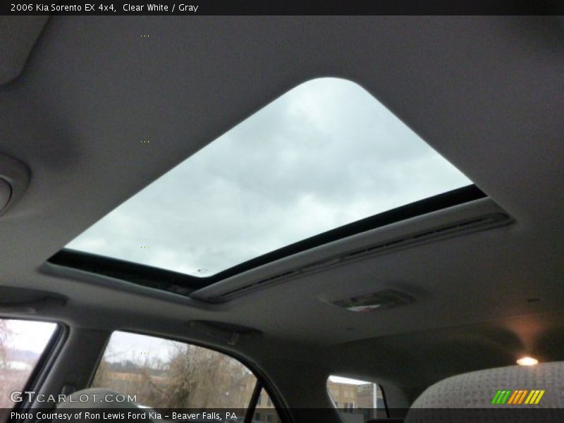 Clear White / Gray 2006 Kia Sorento EX 4x4