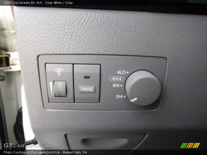 Clear White / Gray 2006 Kia Sorento EX 4x4