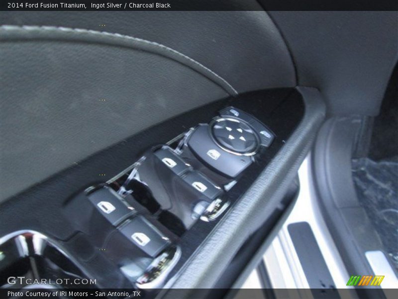 Ingot Silver / Charcoal Black 2014 Ford Fusion Titanium