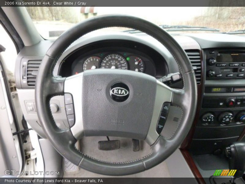 Clear White / Gray 2006 Kia Sorento EX 4x4
