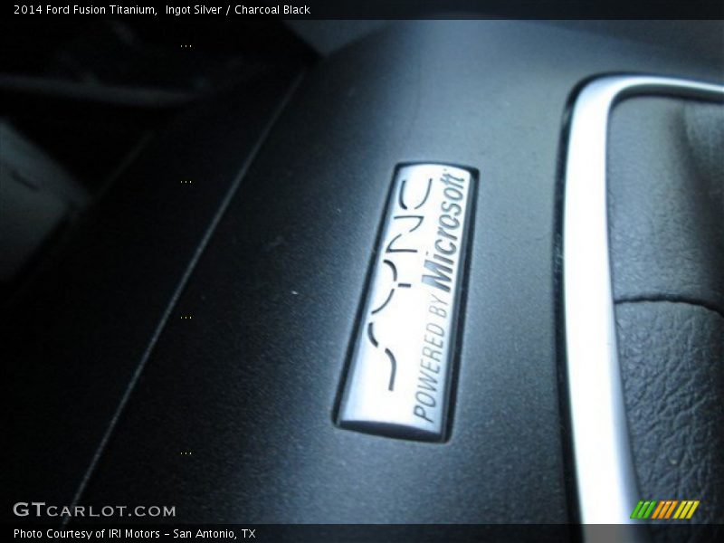 Ingot Silver / Charcoal Black 2014 Ford Fusion Titanium