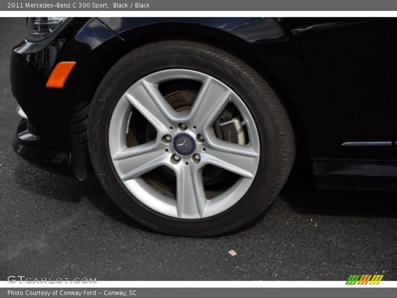 Black / Black 2011 Mercedes-Benz C 300 Sport