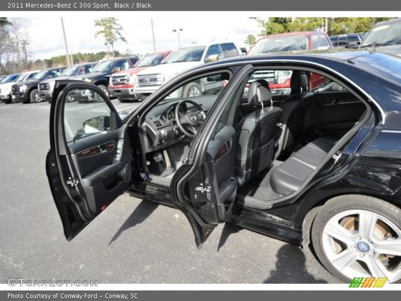 Black / Black 2011 Mercedes-Benz C 300 Sport