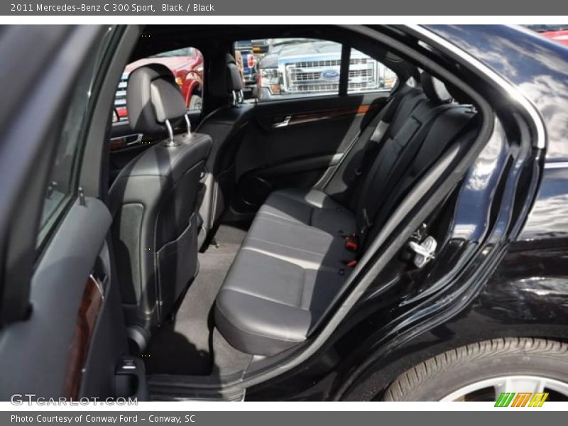 Black / Black 2011 Mercedes-Benz C 300 Sport