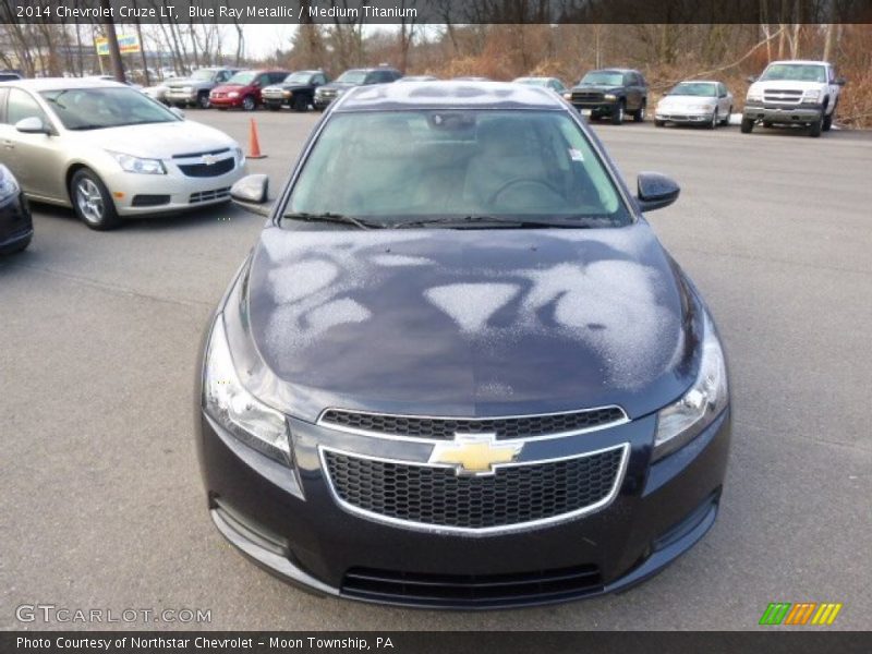 Blue Ray Metallic / Medium Titanium 2014 Chevrolet Cruze LT