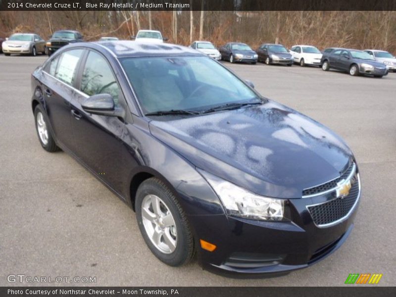Blue Ray Metallic / Medium Titanium 2014 Chevrolet Cruze LT
