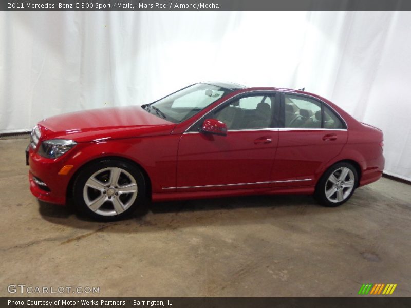 Mars Red / Almond/Mocha 2011 Mercedes-Benz C 300 Sport 4Matic