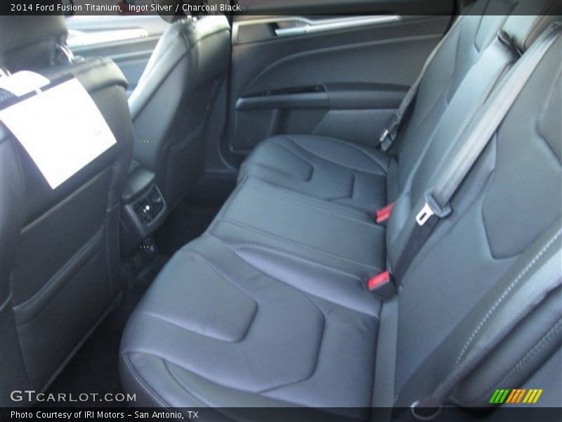 Ingot Silver / Charcoal Black 2014 Ford Fusion Titanium