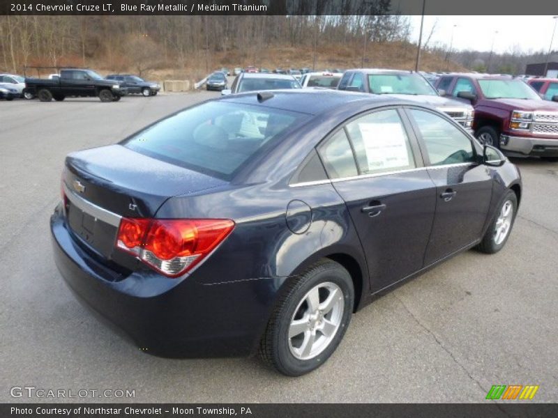 Blue Ray Metallic / Medium Titanium 2014 Chevrolet Cruze LT