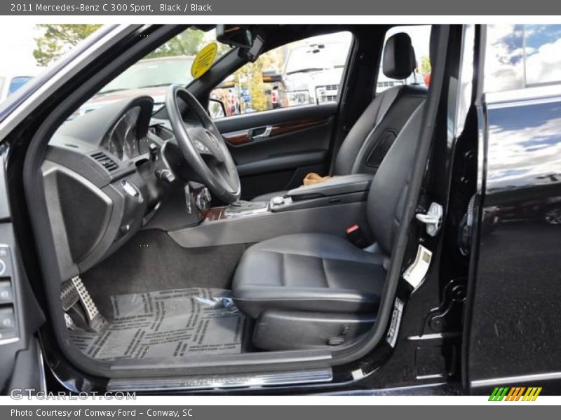 Black / Black 2011 Mercedes-Benz C 300 Sport