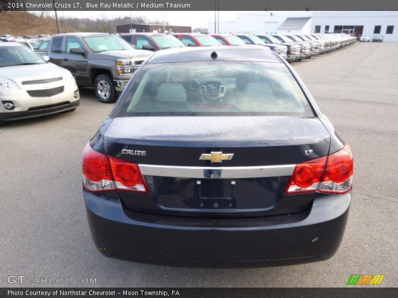 Blue Ray Metallic / Medium Titanium 2014 Chevrolet Cruze LT