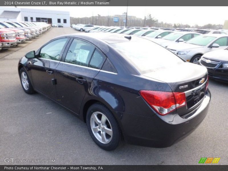 Blue Ray Metallic / Medium Titanium 2014 Chevrolet Cruze LT