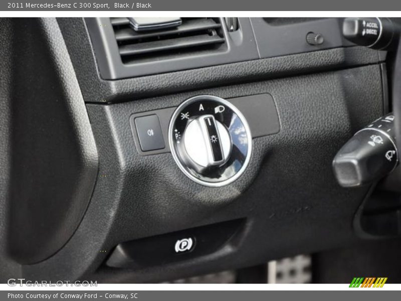 Black / Black 2011 Mercedes-Benz C 300 Sport