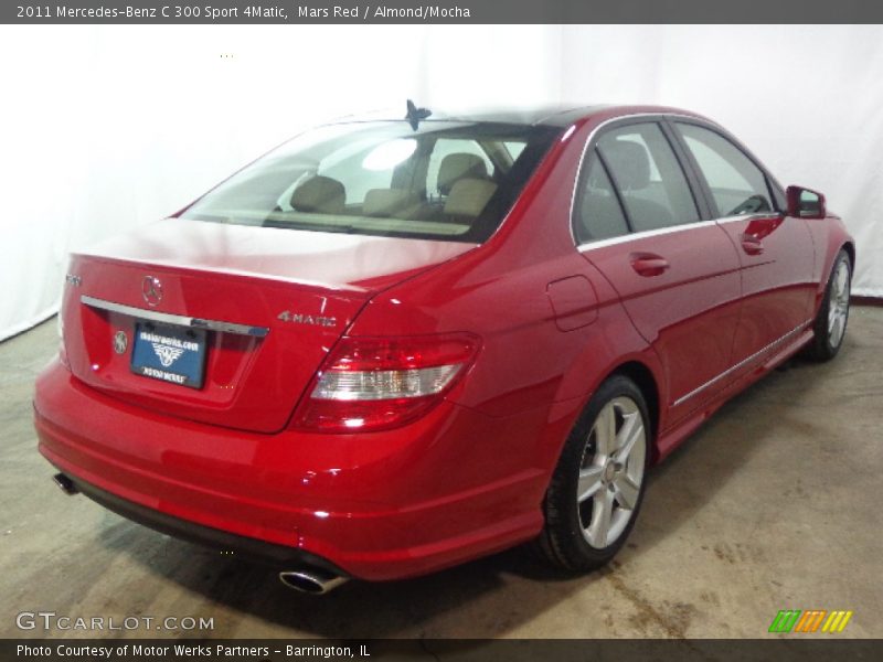 Mars Red / Almond/Mocha 2011 Mercedes-Benz C 300 Sport 4Matic