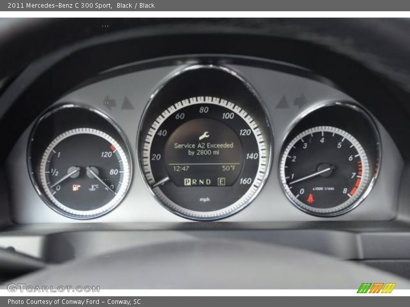 Black / Black 2011 Mercedes-Benz C 300 Sport