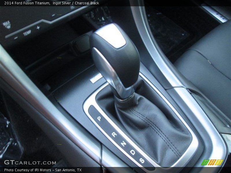 Ingot Silver / Charcoal Black 2014 Ford Fusion Titanium