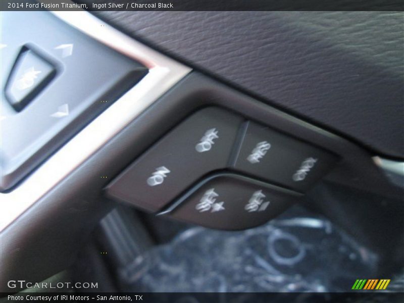 Ingot Silver / Charcoal Black 2014 Ford Fusion Titanium