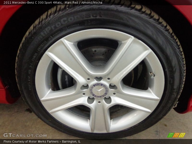 Mars Red / Almond/Mocha 2011 Mercedes-Benz C 300 Sport 4Matic