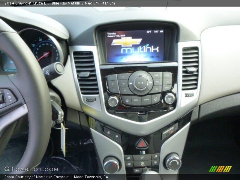 Blue Ray Metallic / Medium Titanium 2014 Chevrolet Cruze LT